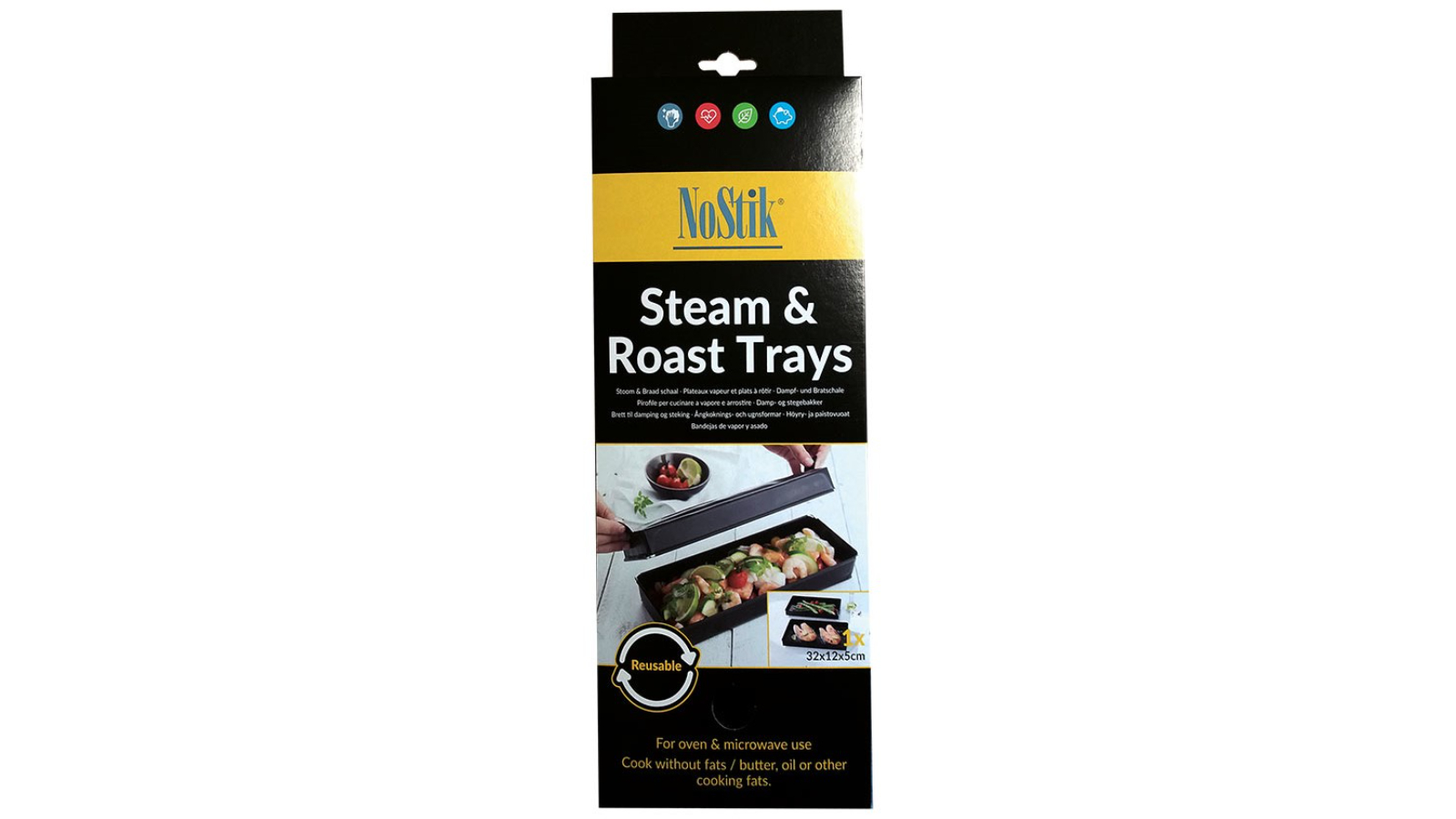 NoStik Steam and Roast Tray