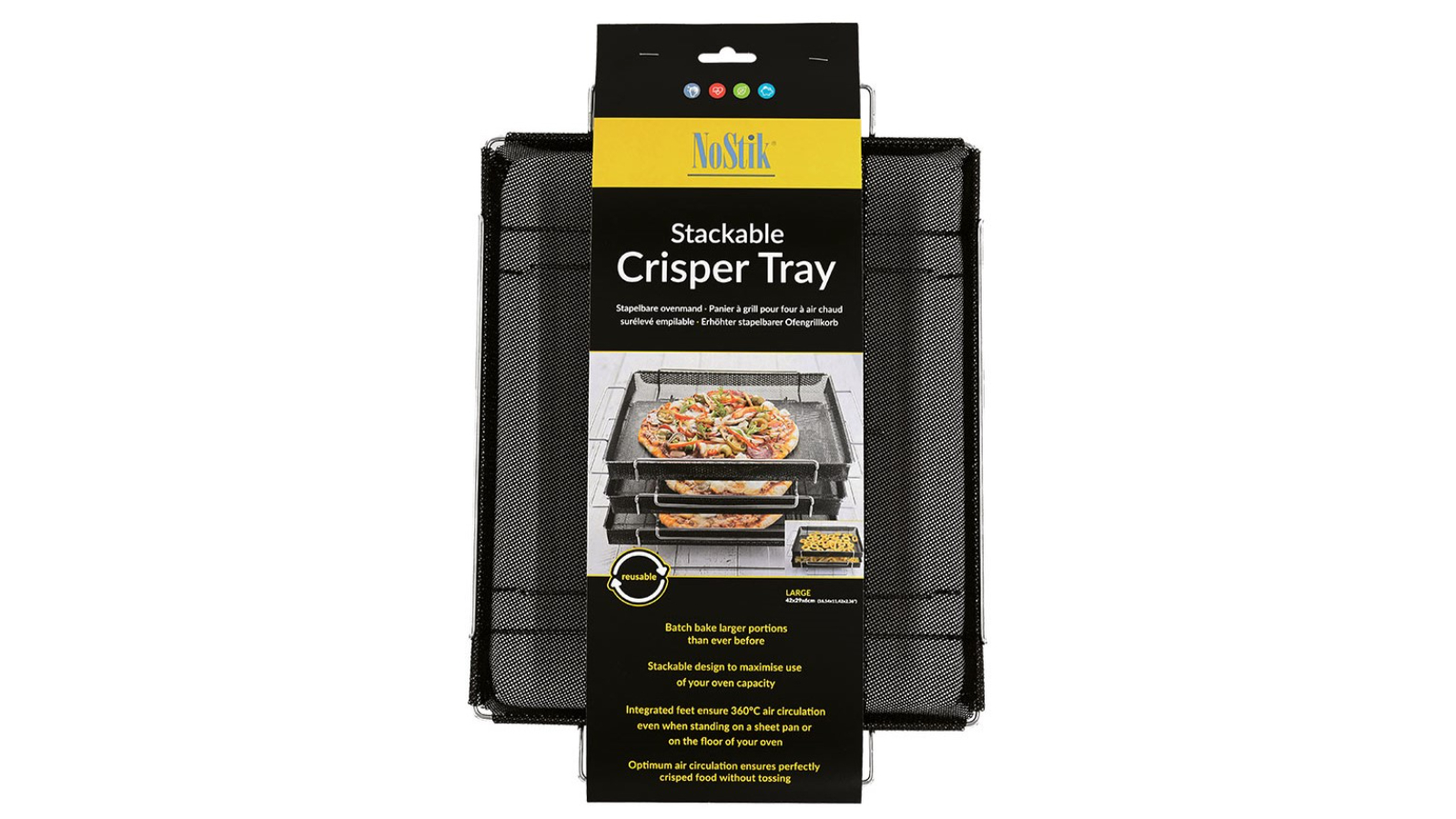 NoStik Stackable Crisper Basket