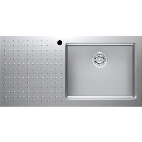 Barazza Lavello Select Right Sink Bowl and Drainer - Stainless Steel