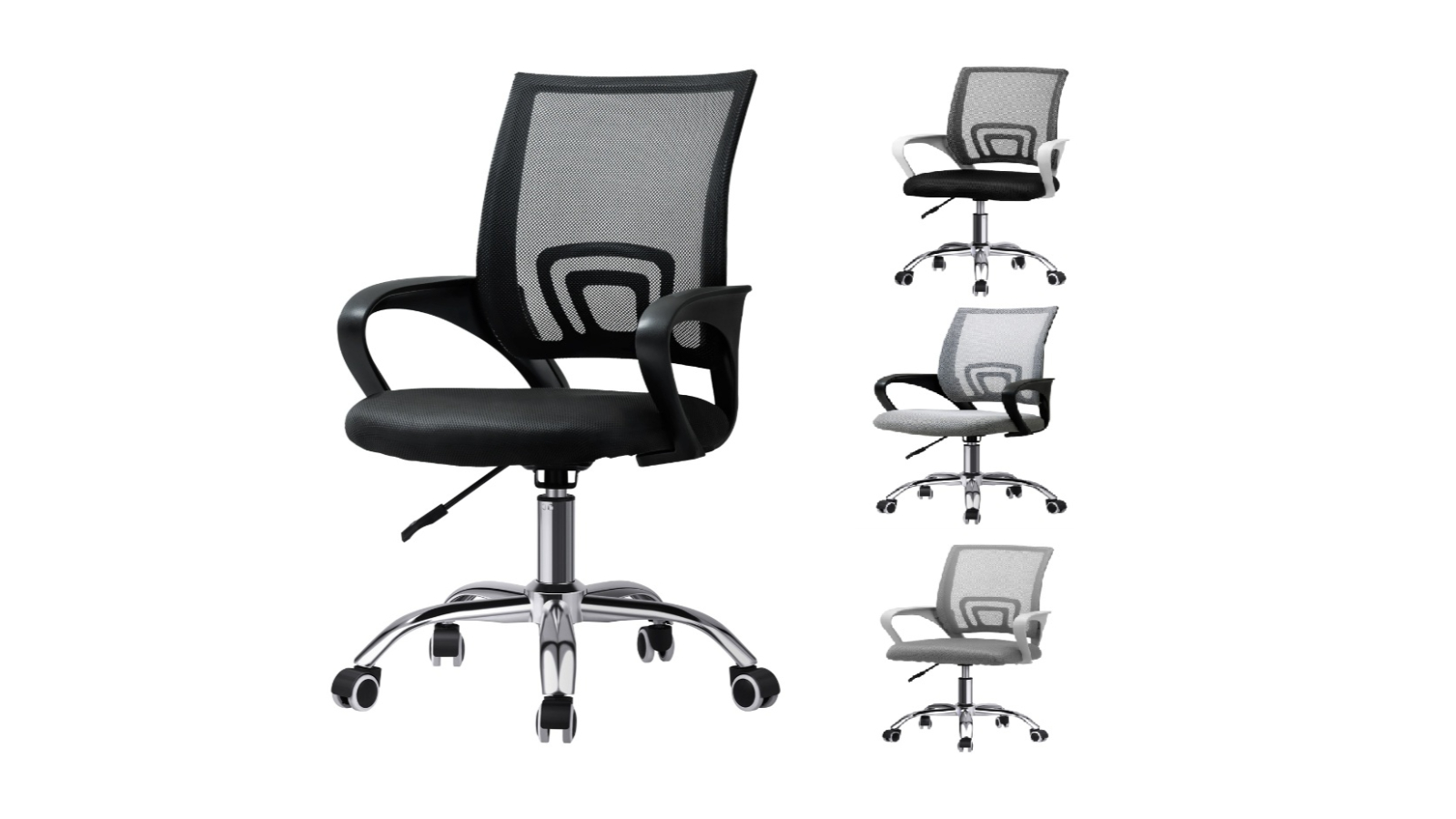 Oikiture Executive Foam Gaming Computer Mesh Office Chair