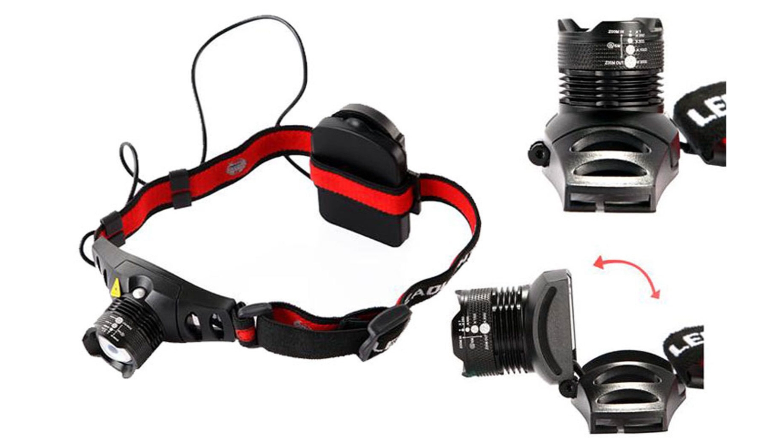 TODO Cree LED High Power 2000X Zoom Headlamp