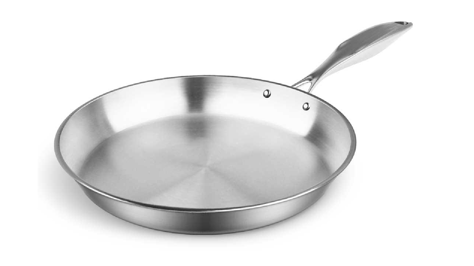 SOGA Stainless Steel Fry Pan 32cm Frying Pan Top Grade Induction Cooking FryPan