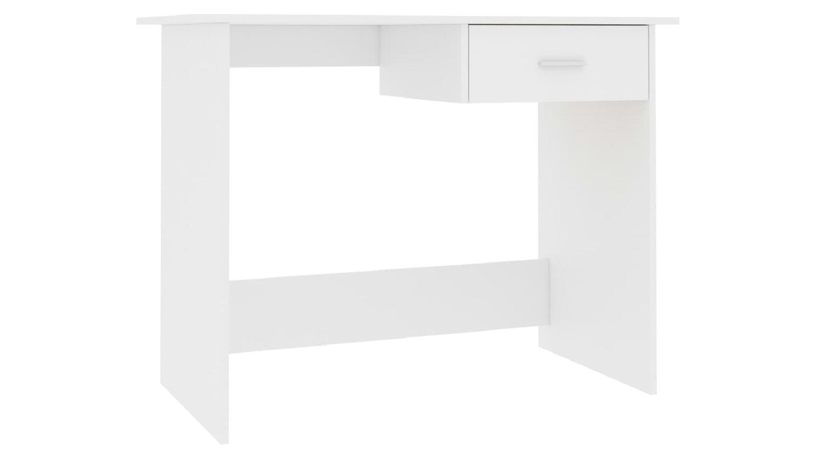 vidaXL 100 x 50 x 76 cm Engineered Wood Desk - White