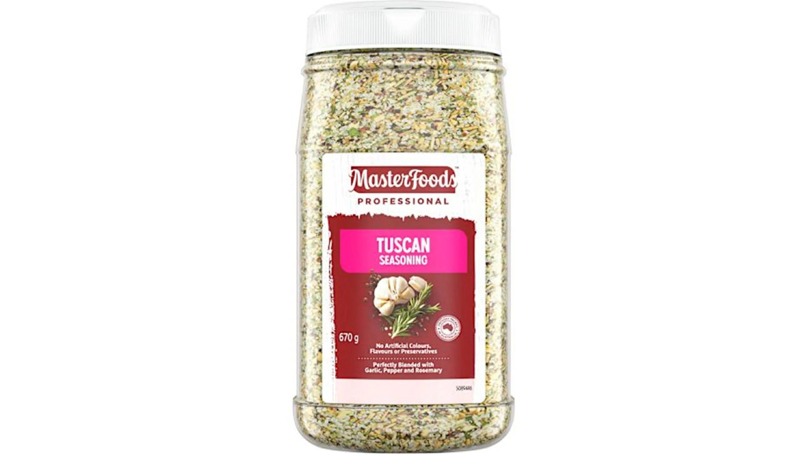 Masterfoods 670g Bulk Size Tuscan Seasoning