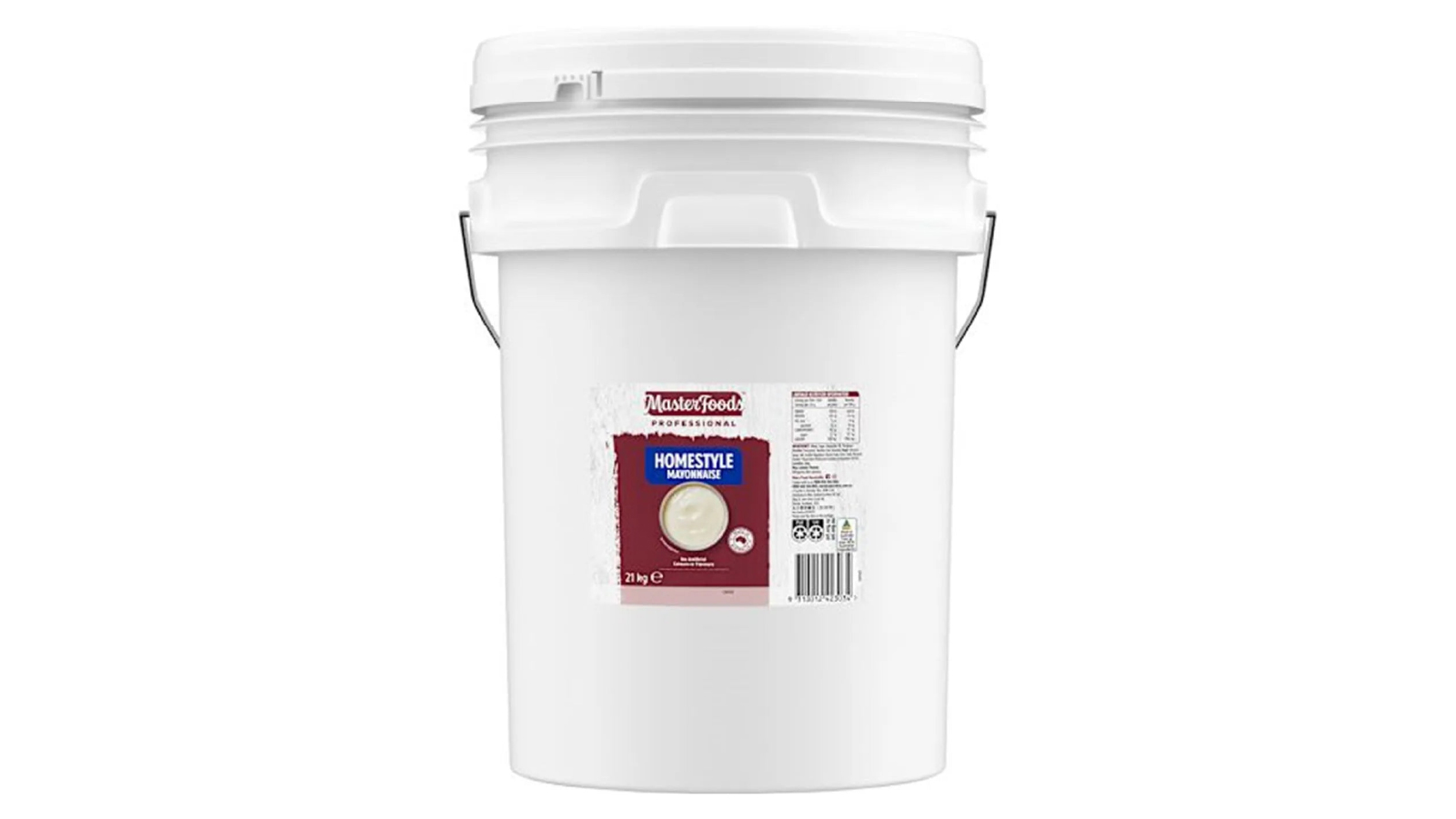Masterfoods 21kg Bulk Size Home Style Mayonnaise 