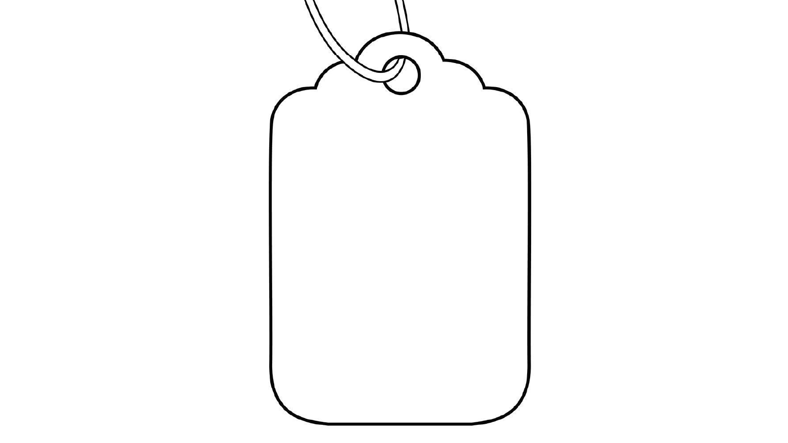 Avery Box of 1000 24H White Merchandise Tags Size 24 x 37mm