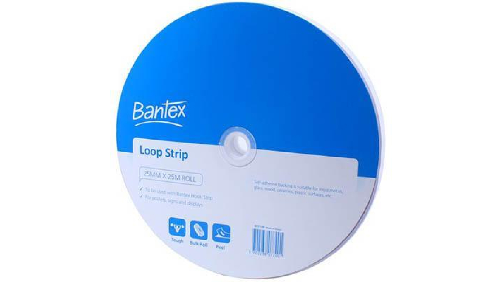 Bantex 25mm x 25m Loop Strip 