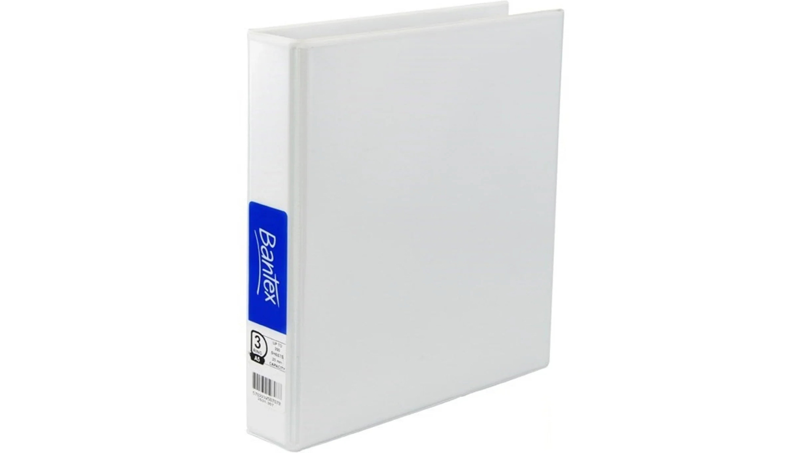 Bantex 25mm A5 - 3D-Ring Insert Binder - White