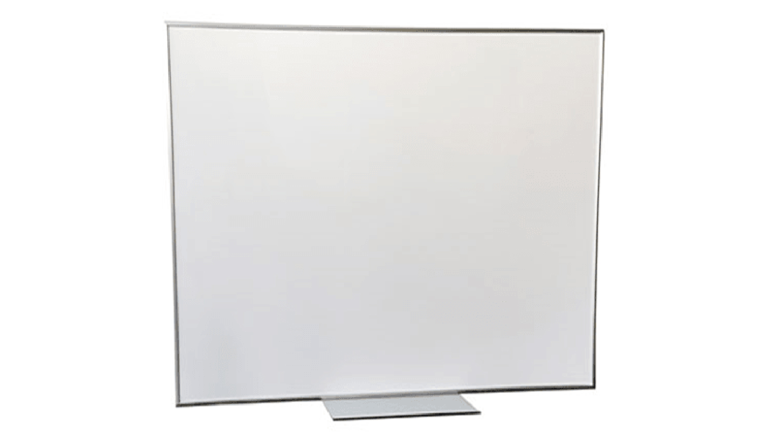 Quartet Penrite Slimline Premium Slimline Magnetic Whiteboard 120 x120cm Square Wall Mounted Aluminium Frame 