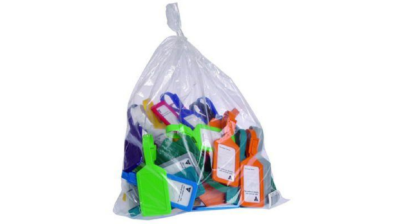 Kevron Pack of 50 ID4 Luggage Tags - Assorted 