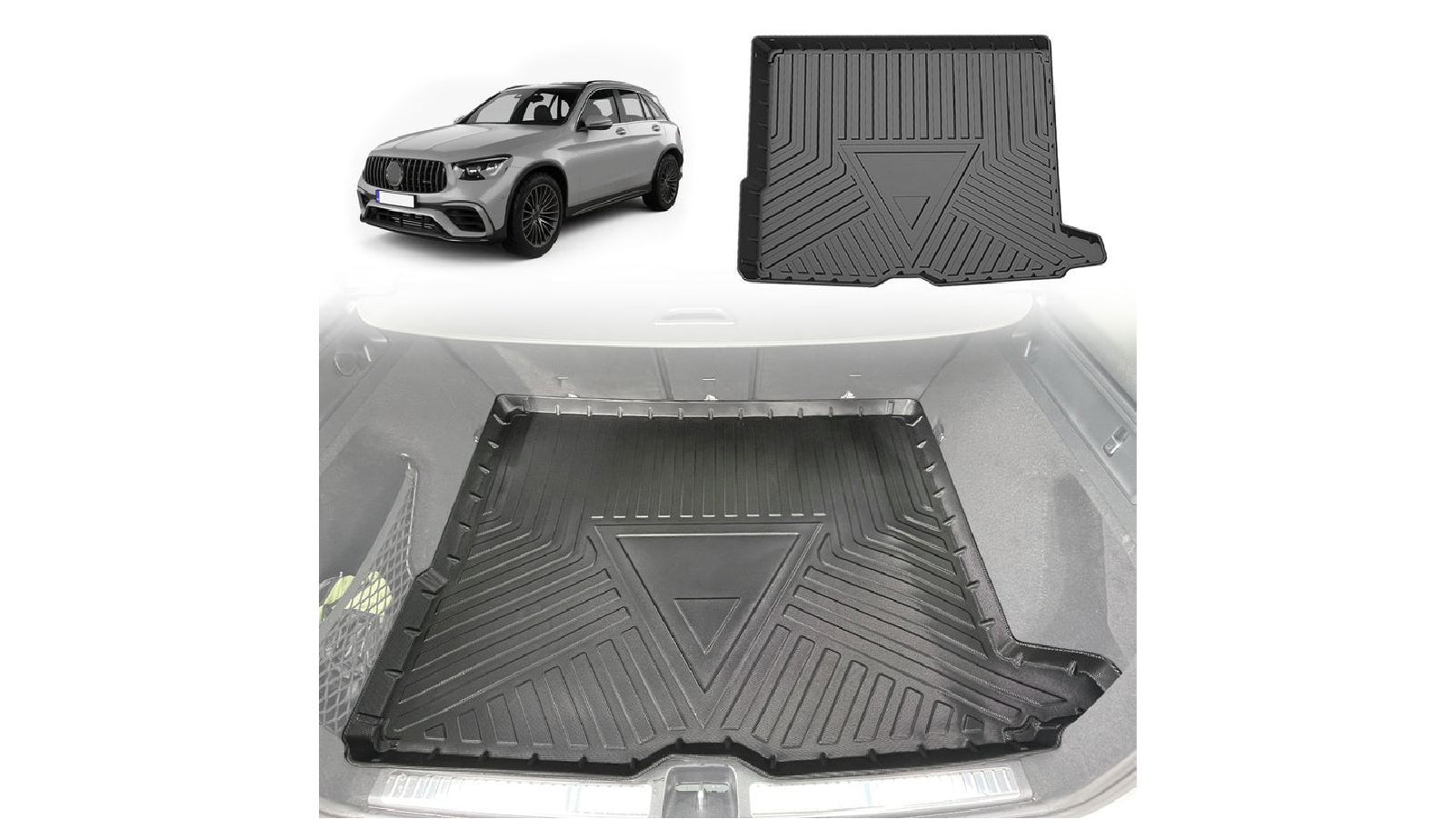 AUSGO Boot Liner Cargo Mat for Mercedes-Benz GLC-Class GLC Class X253 2015-2022