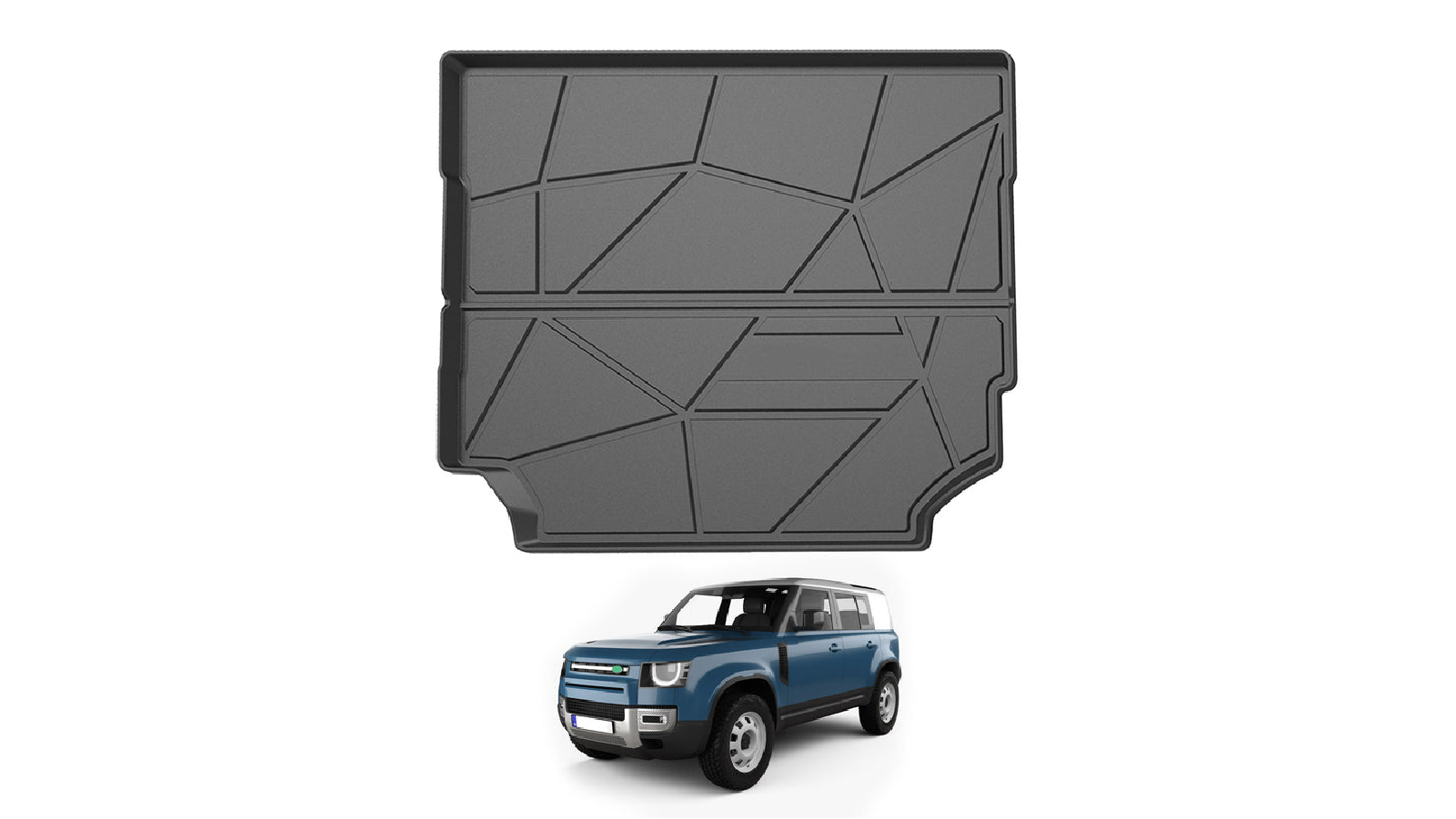 AUSGO Boot Liner Cargo Mat for Land Rover Defender L663 Series 110 2020-Onwards 5 and 7 Seater