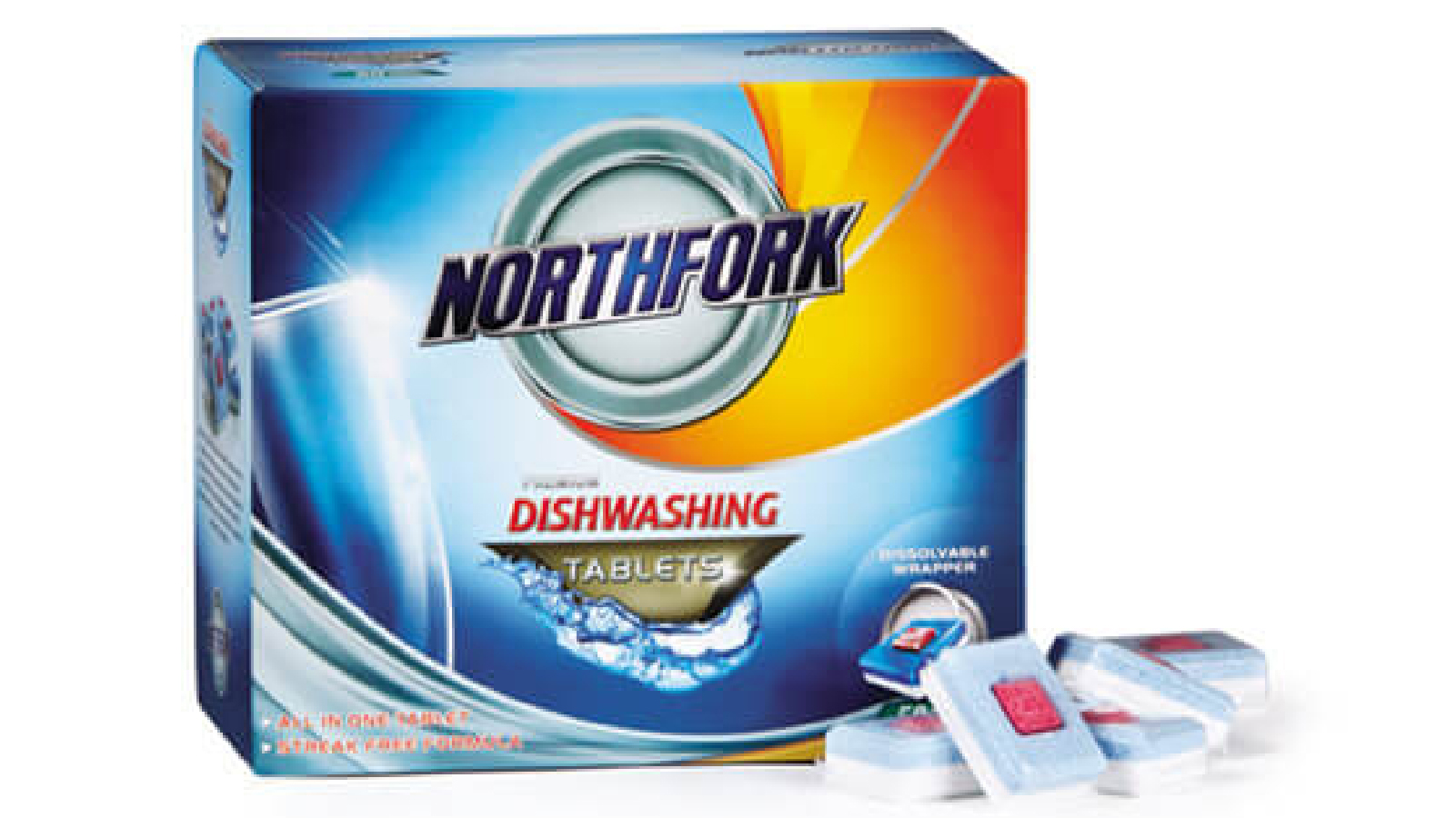 Latestbuy Northfork All in One Dishwashing Tablets - 50 Pack