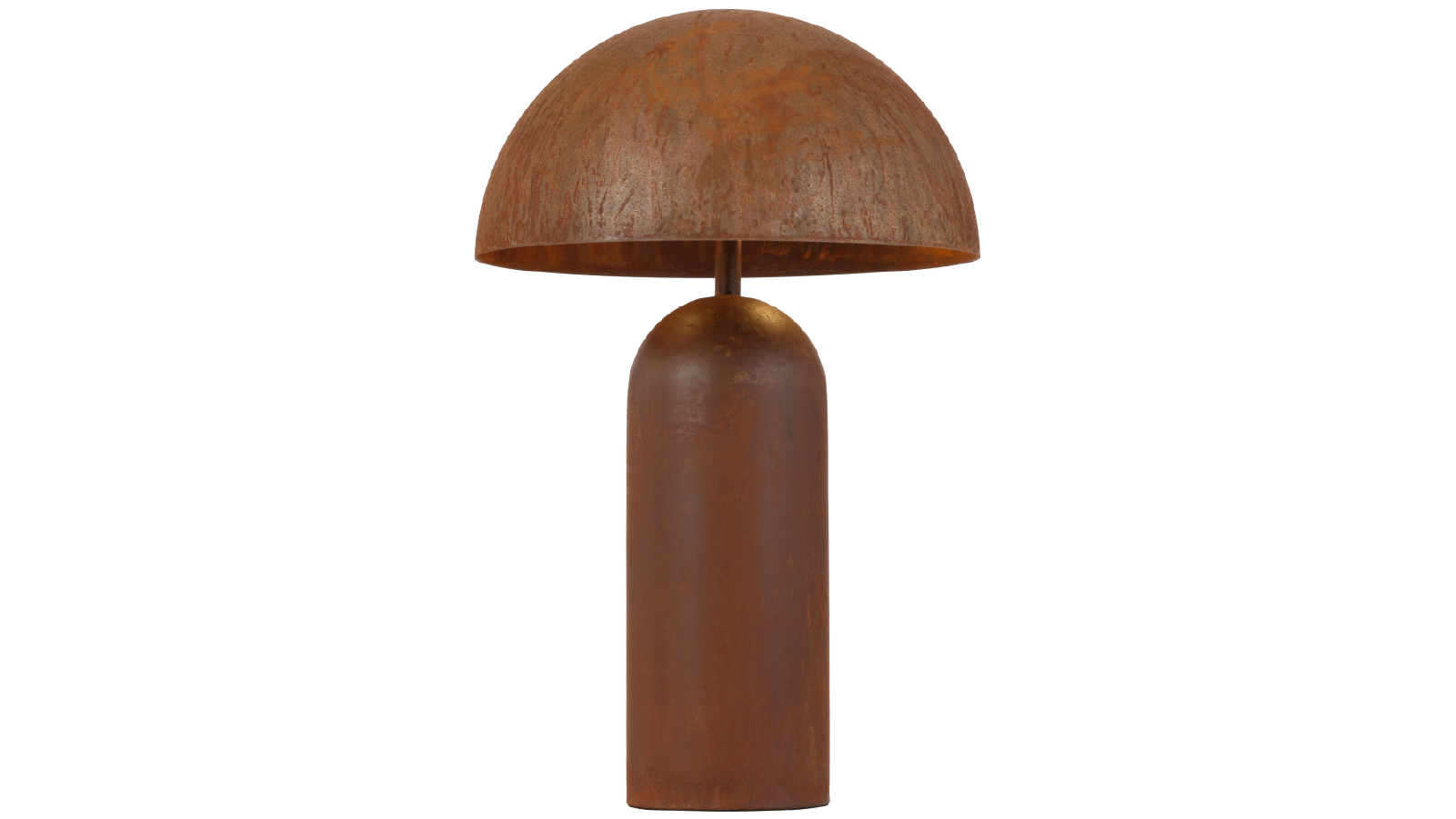 Pretty & Practical Altoform Rust Finish Table Lamp with Double E27 Lights and Inline Switch