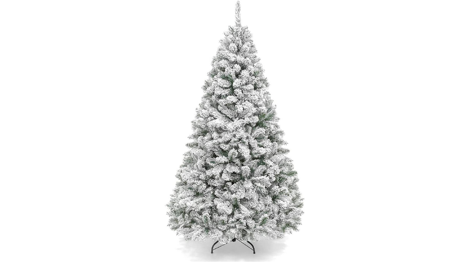 Festiva 1.8m Snow Flocked Christmas Tree with Metal Stand