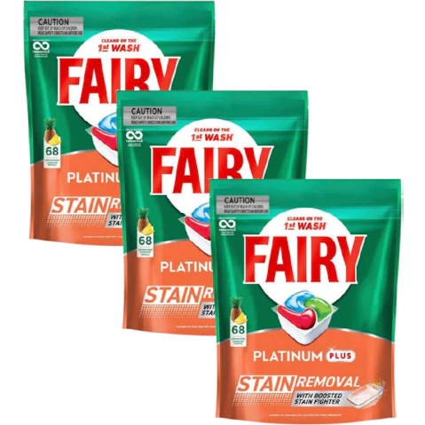 Fairy Platinum Plus x 204 Tropical Dishwasher Tablets