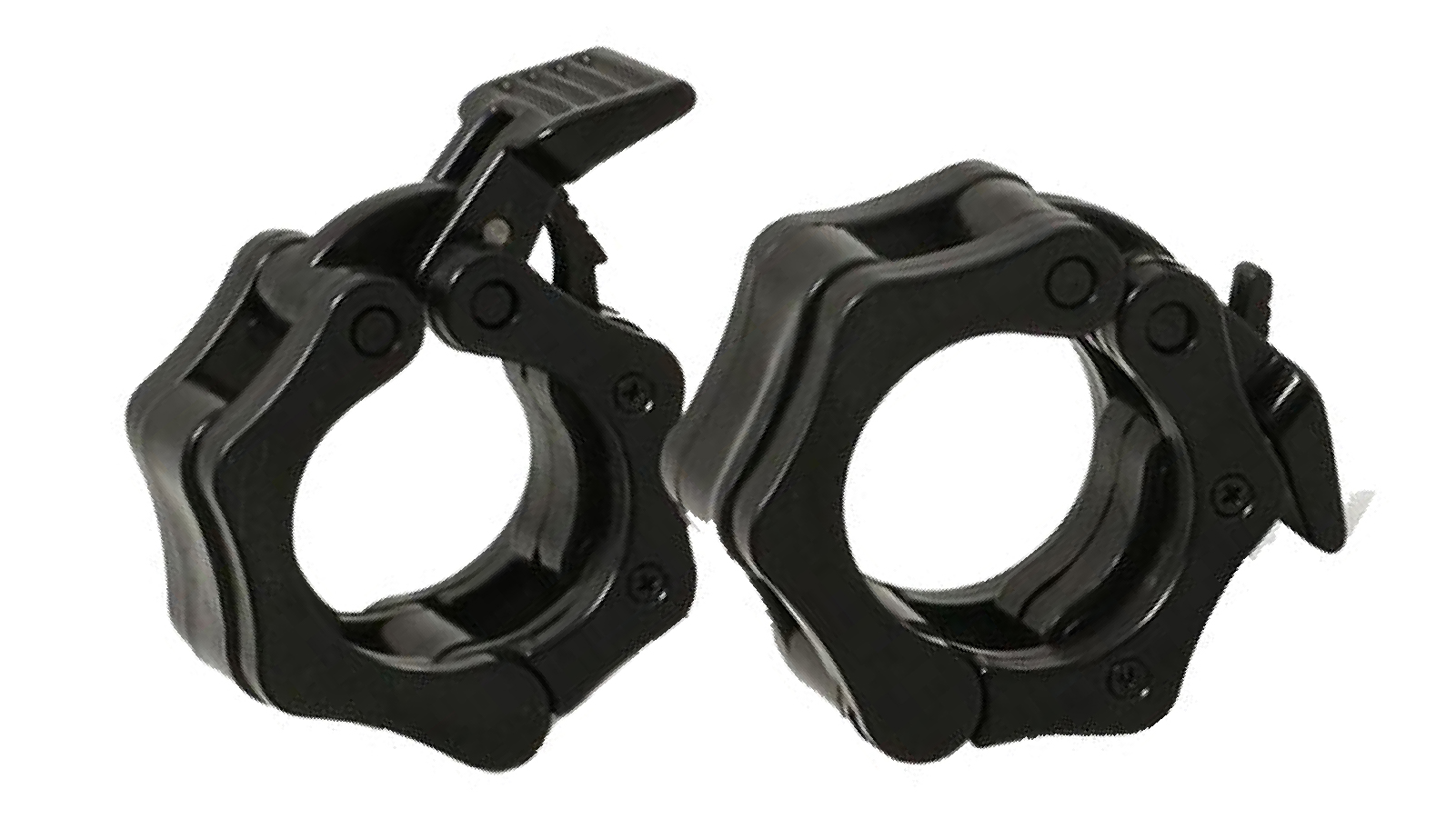 Fitness Hero 25mm Standard Snap Lock Barbell Collars - Black | Harvey ...