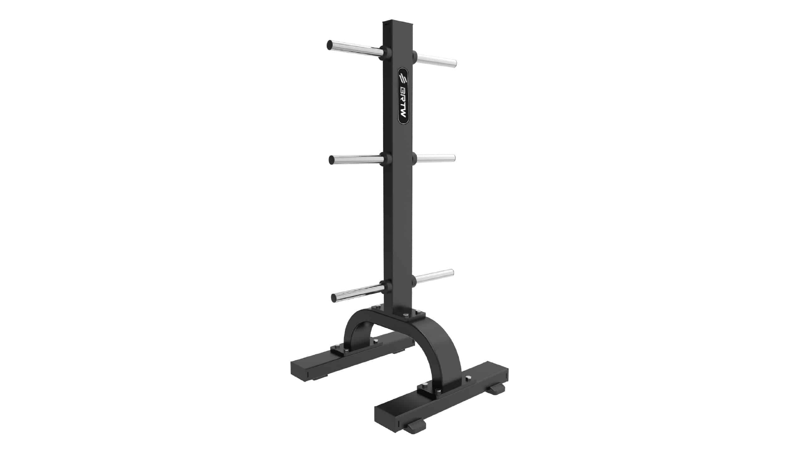 Fitness Hero Vertical Bumper Plate and Standard Weight Plate Tree