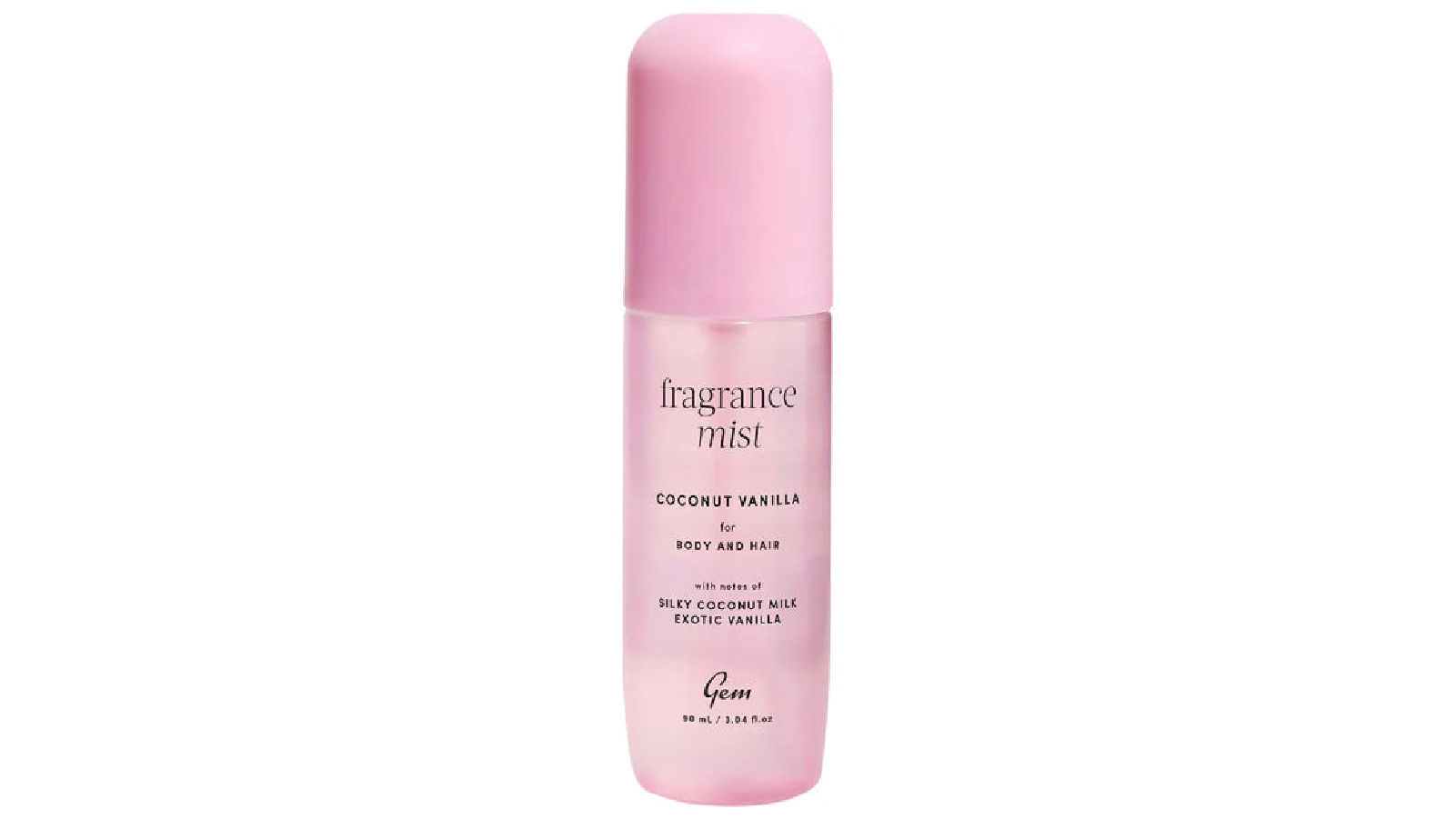 Gem Body Mist Coconut Vanilla Scented Body Spray - 90ml