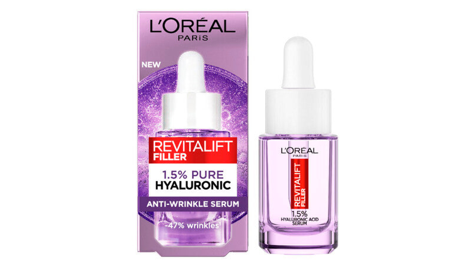 Loreal Paris Revitalift Filler Hyaluronic Acid Serum Christmas Ornament  - 15ml
