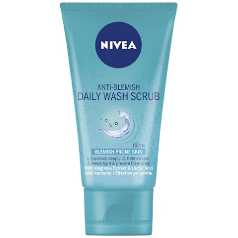 Nivea Anti Blemish Daily Wash Scrub - 150ml