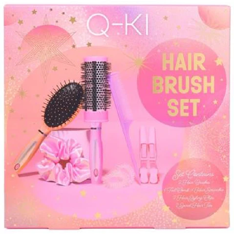 Q-KI 8 Piece of Hair Brush Set