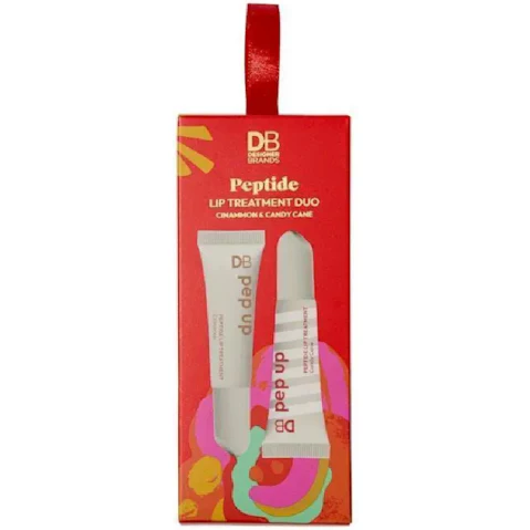 Designer Brands Cosmetics Peptide Lip Treatment Duo Cinnamon And Candy Cane