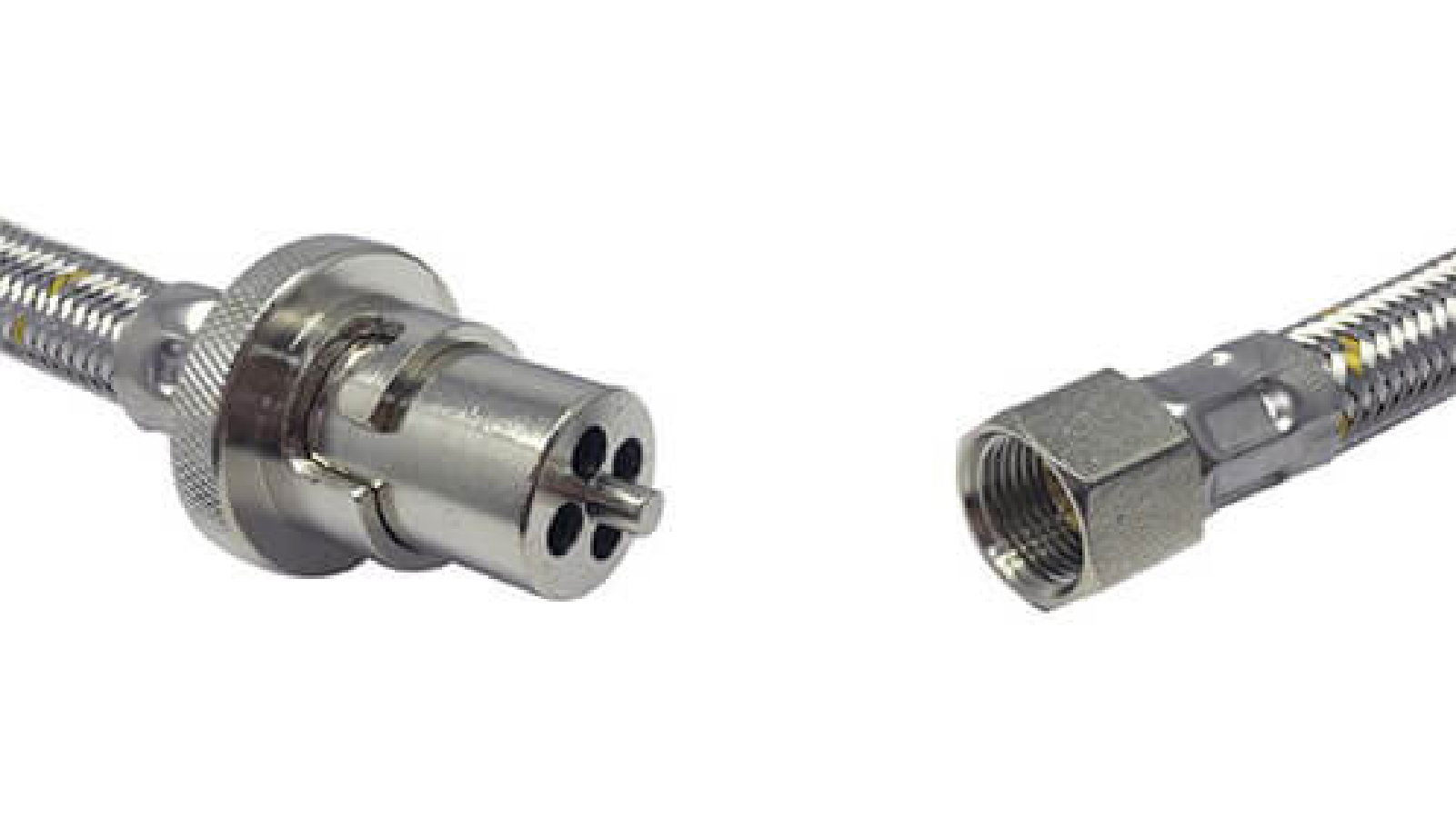 Latestbuy SS Braided Gas Hoses Bayonet 3/8 in SAE