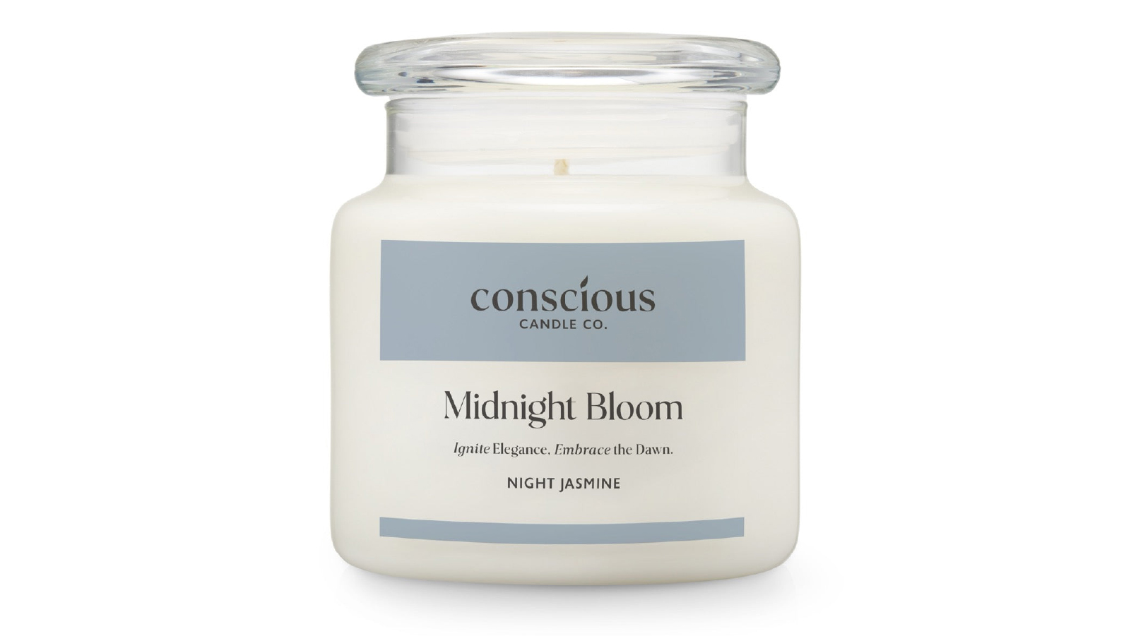 Conscious Candles Night Jasmine Scented Soy Candle - 510g
