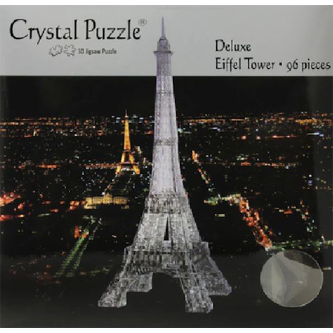 Latestbuy 96 Piece of 3D Crystal Eiffel Tower Puzzle - Black