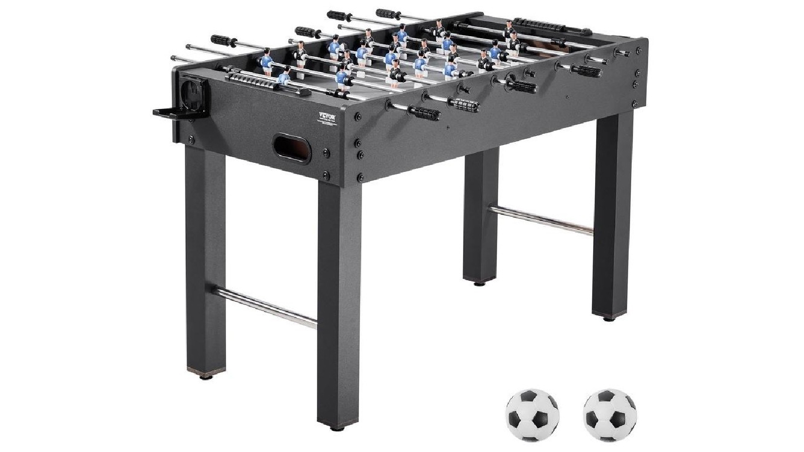 Pretty & Practical	121 cm Foosball Table Includes 2 Balls, Score Keeper and 2 Cup Holders