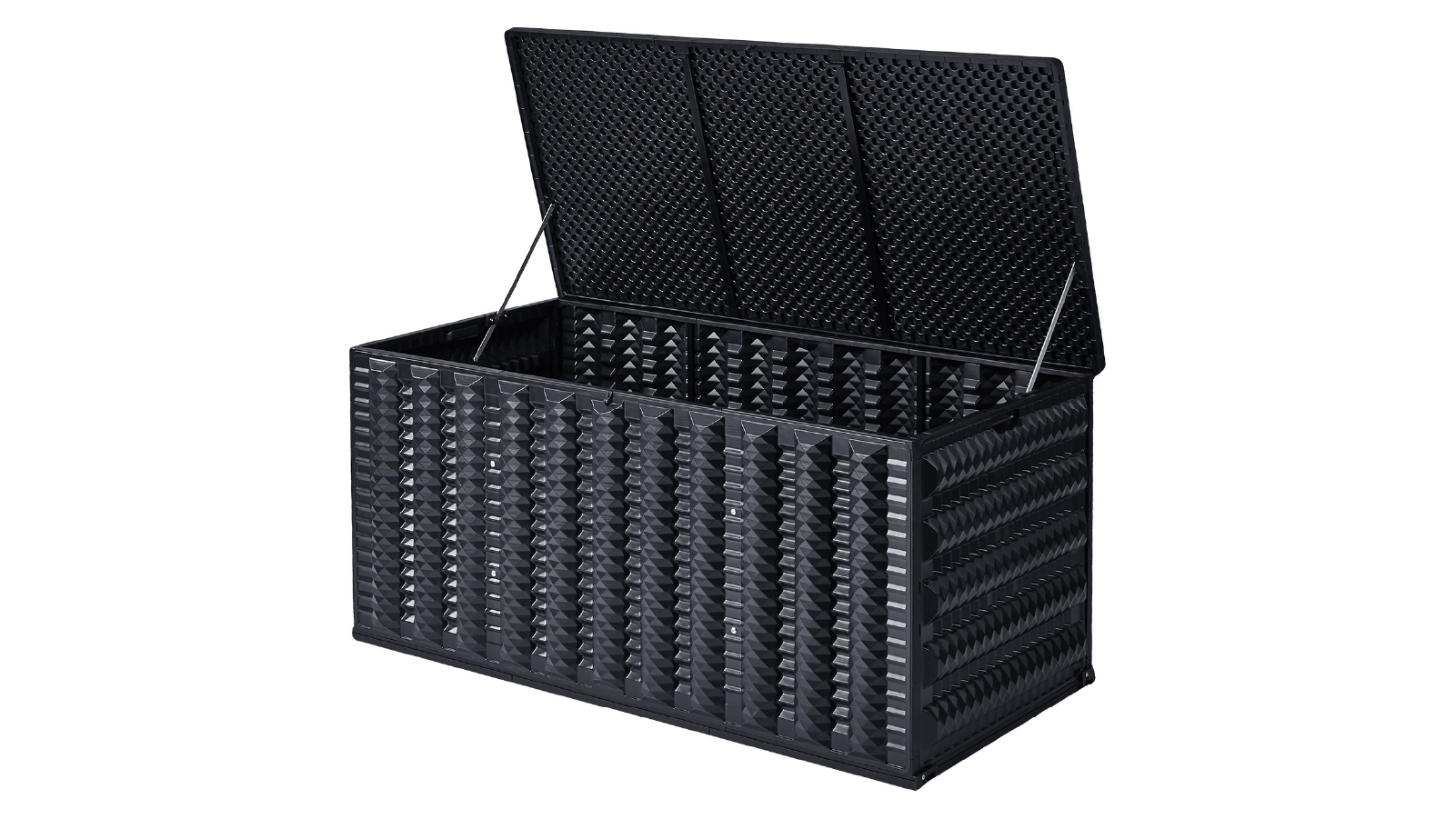 Livsip 680L Foldable Outdoor Storage Box Containe - Black