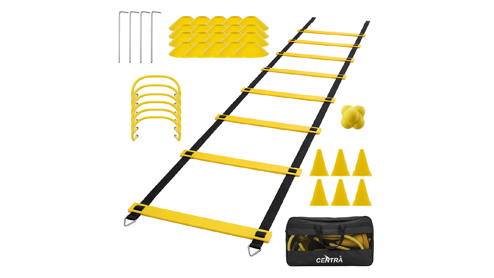 Centra 39 Piece of Soccer Ladder Cones Agility Training Set 