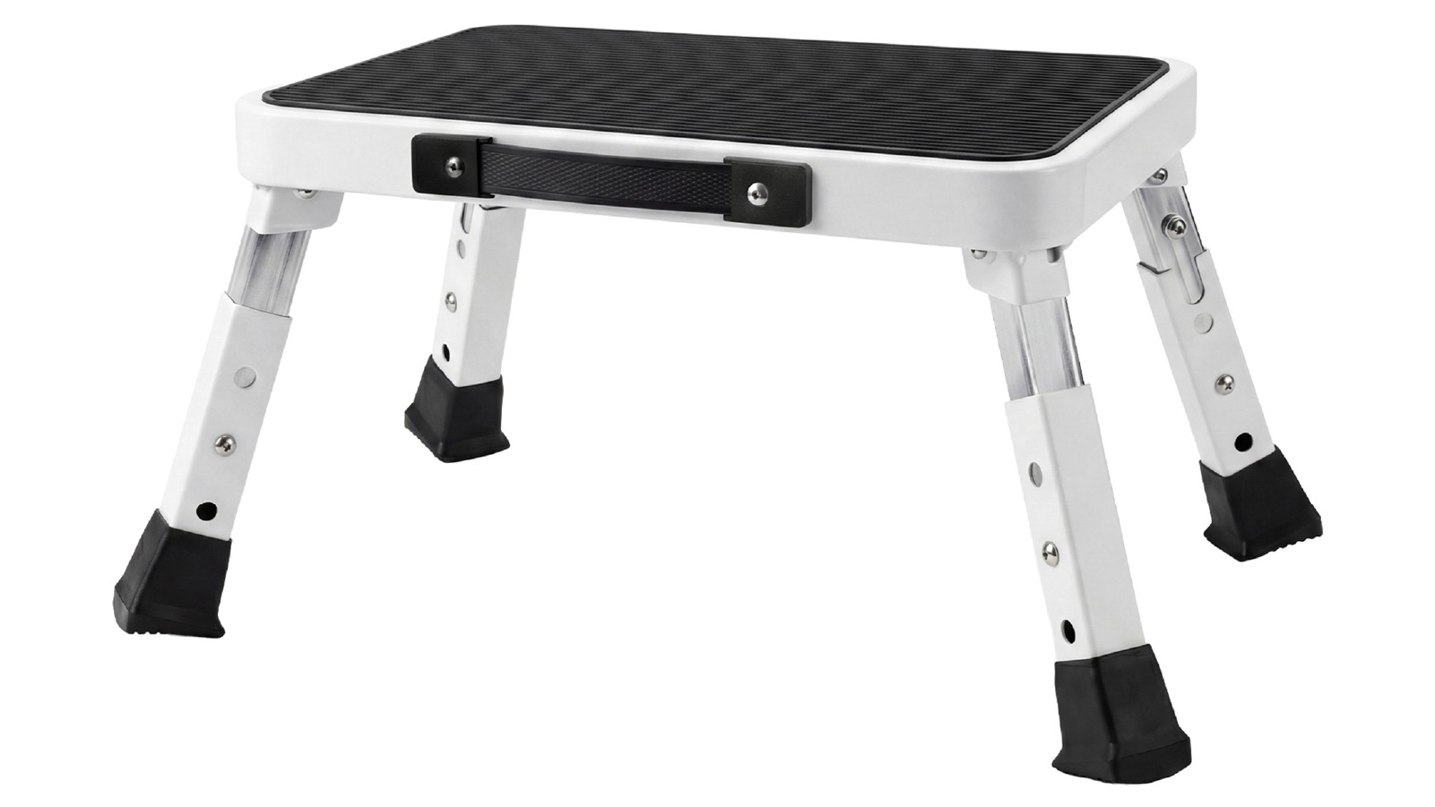Levede Adjustable Height Folding Aluminium Step Stool
