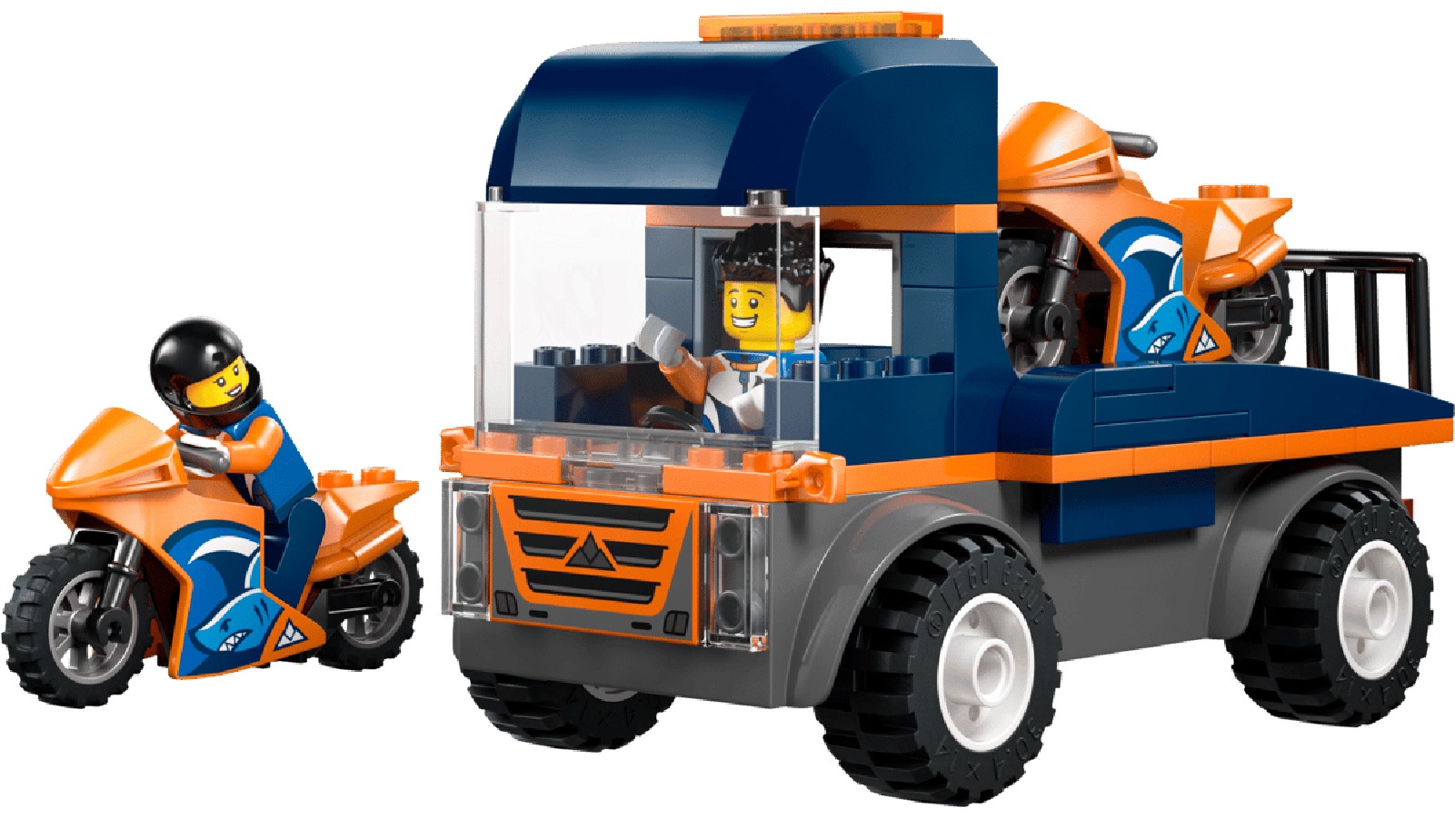 LEGO 60491 Motorcycle Transporter - City
