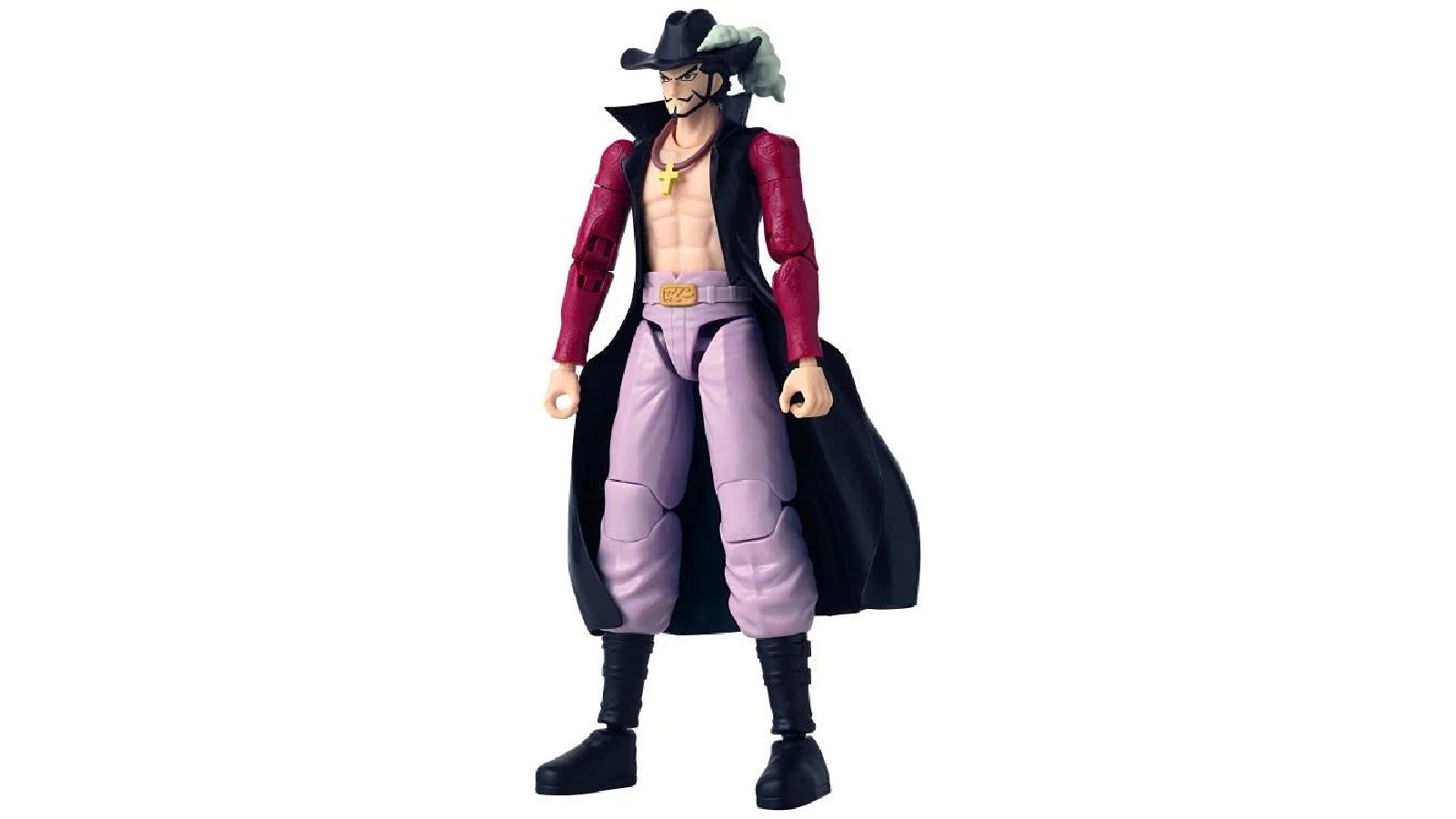 Bandai One Piece Anime Heroes Dracule Mihawk Action Figure