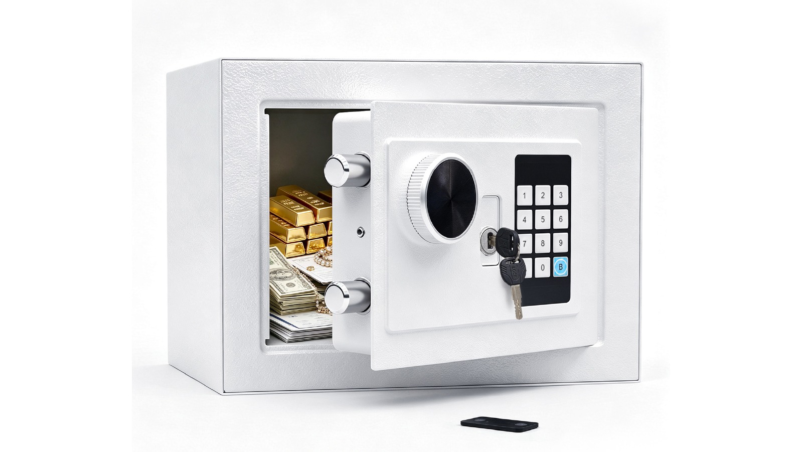 Advwin 7.2L Digital Safe Box with Keypad and Keys