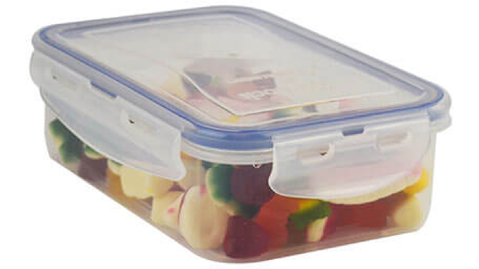 Latestbuy Italplast Clear Air Lock Food Container - 890ml