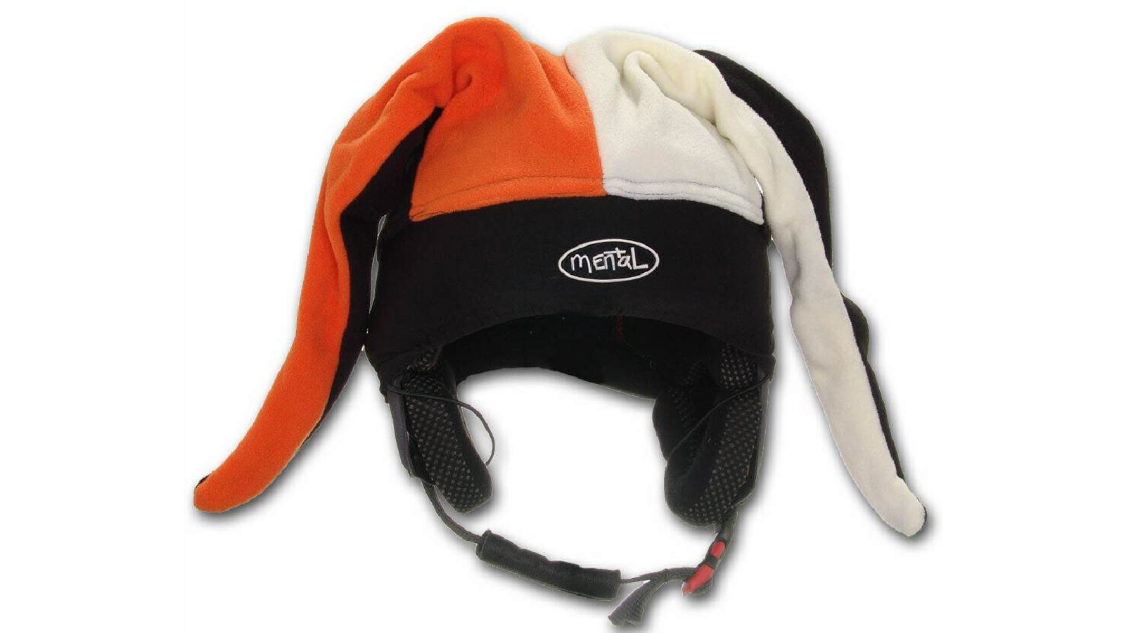 Mental Headgear	Jester Ski and Skate Helmet Cover - Orange/Black/Vanilla