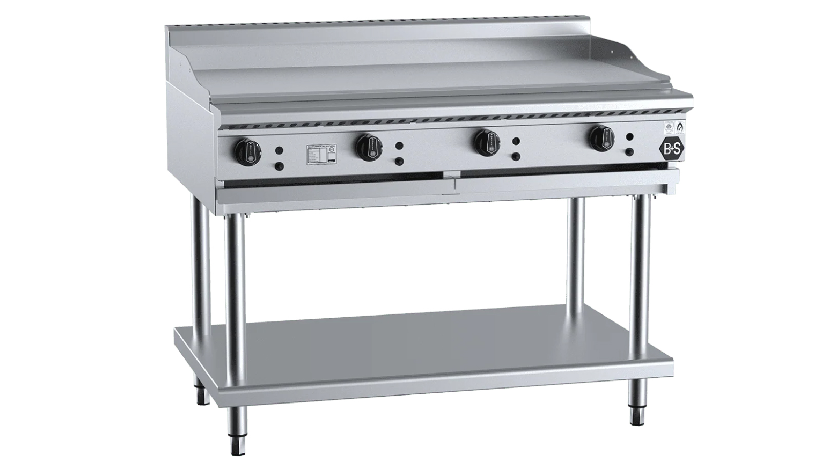 B+S Black Char Broiler 1200mm LPG