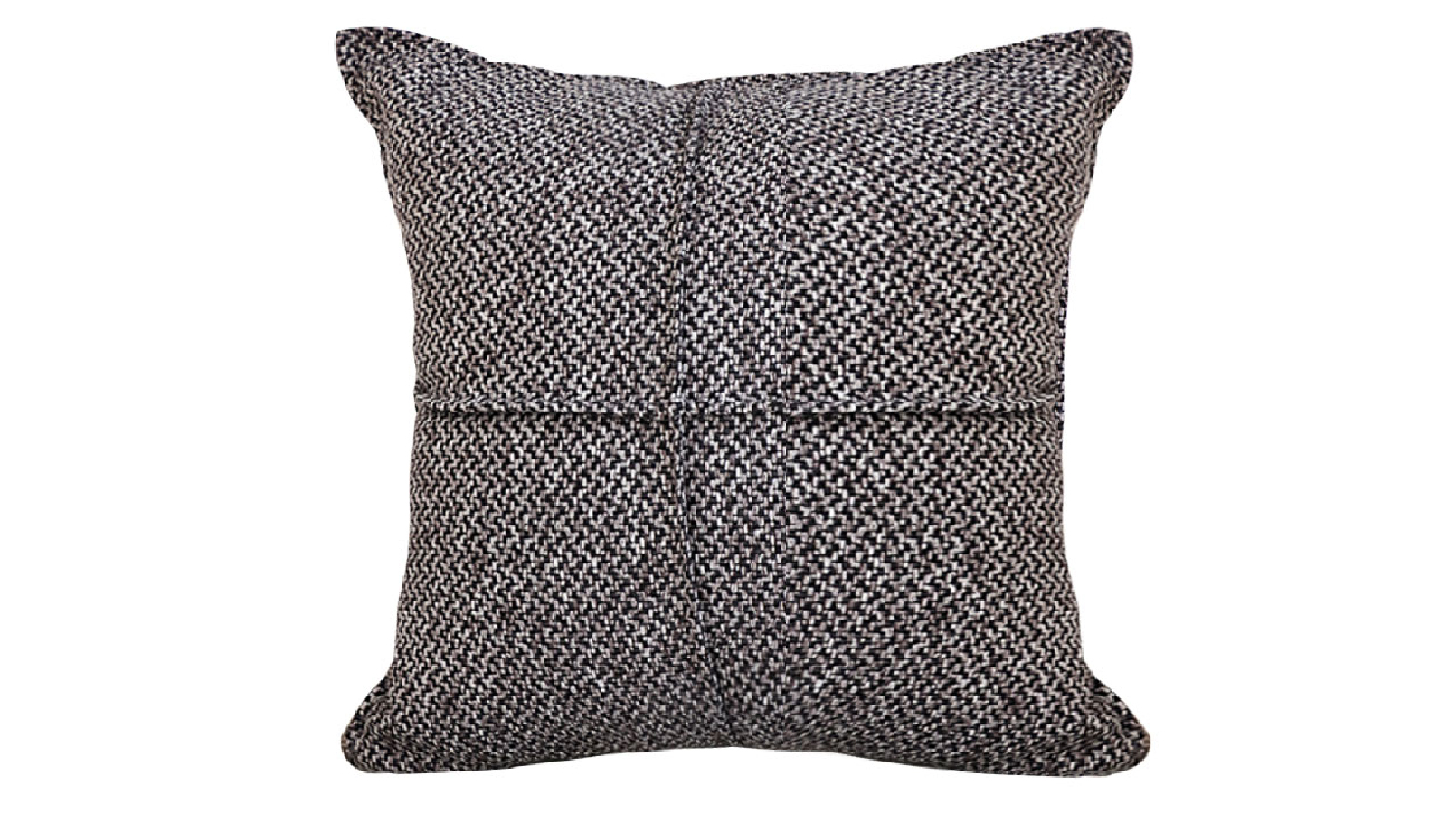 Soga 45cm Modern Herringbone Textured Woven Square Throw Pillow