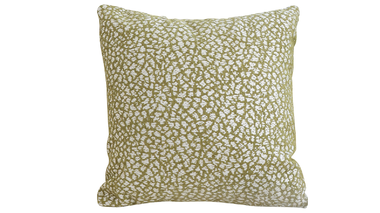 Soga 50cm Square Modern Olive Green Speckled Pattern Textured Throw Pillow