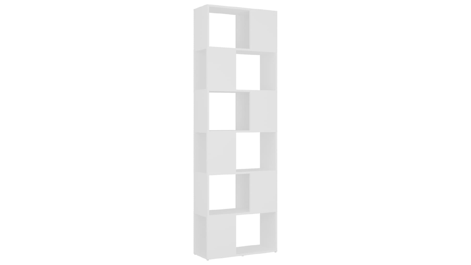 VidaXL 60 x 24 x 186cm Book Cabinet Room Divider - White 