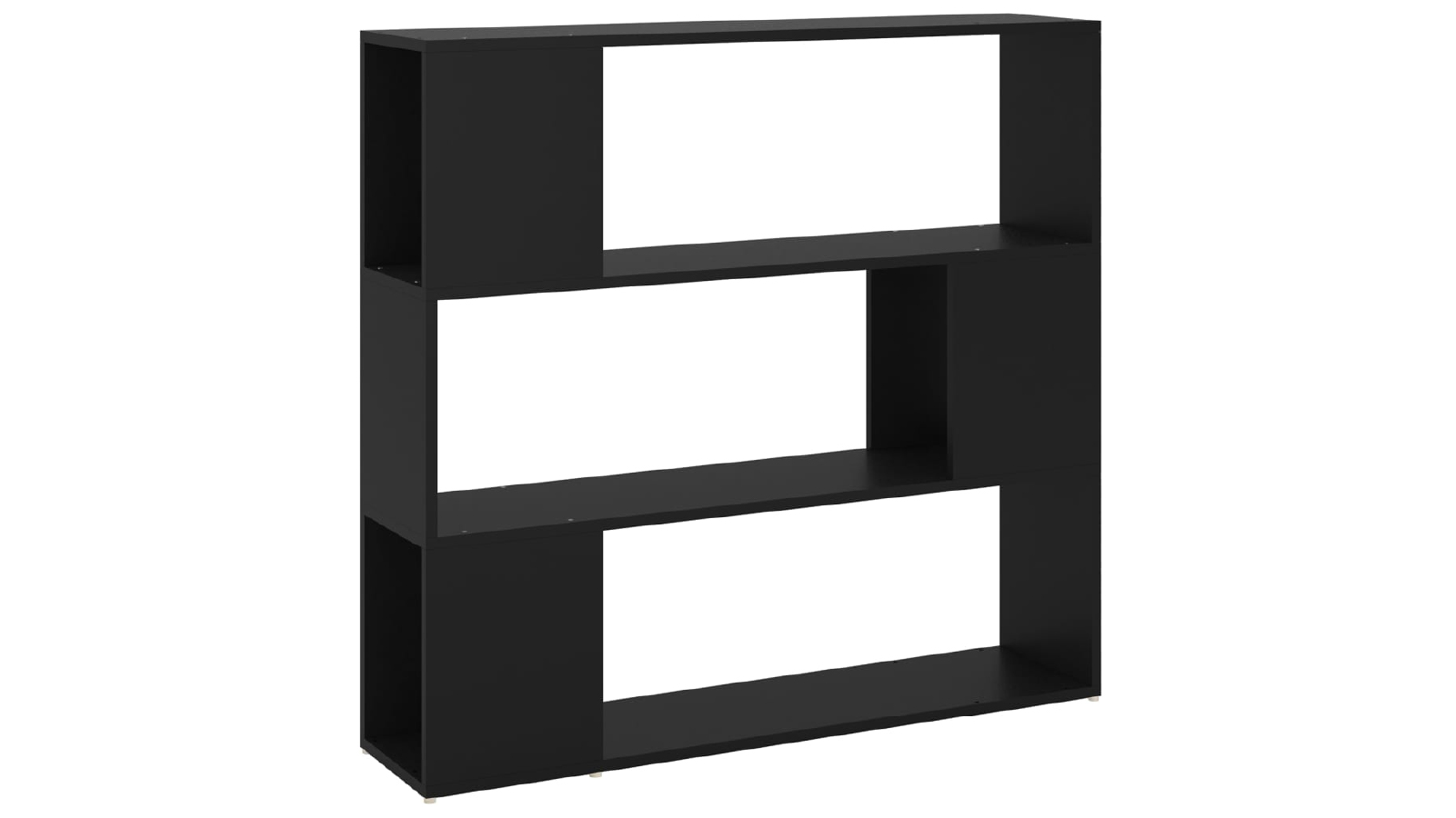 VidaXL 100 x 24 x 94cm Book Cabinet Room Divider - Black