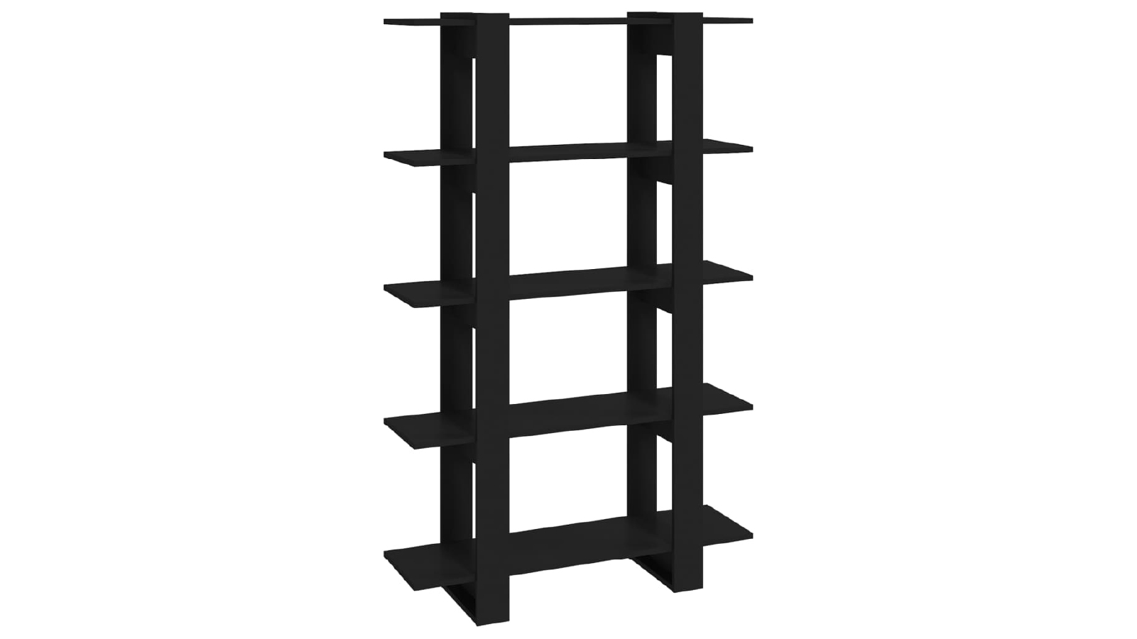 VidaXL 100 x 30 x 160cm Book Cabinet/Room Divider - Black