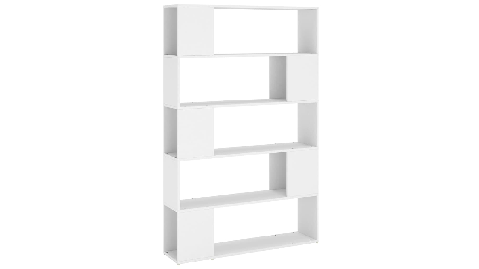 VidaXL 100 x 24 x 155cm Engineered Wood Book Cabinet Room Divider - White