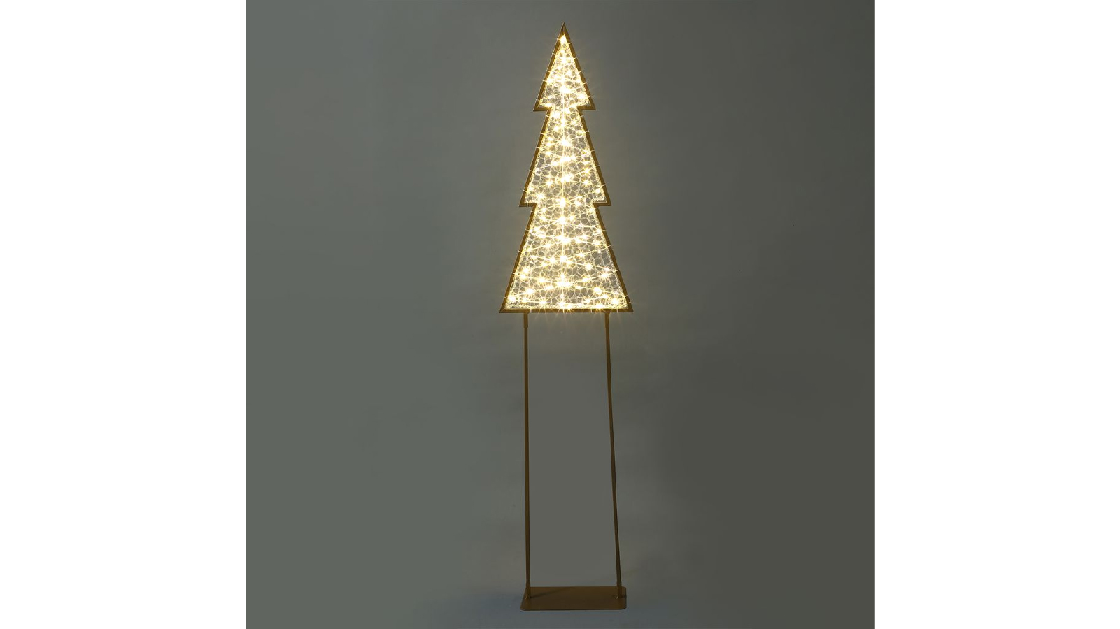Lexi Lighting	2D Mesh Warm White Christmas Tree With Twinkle LED - Small