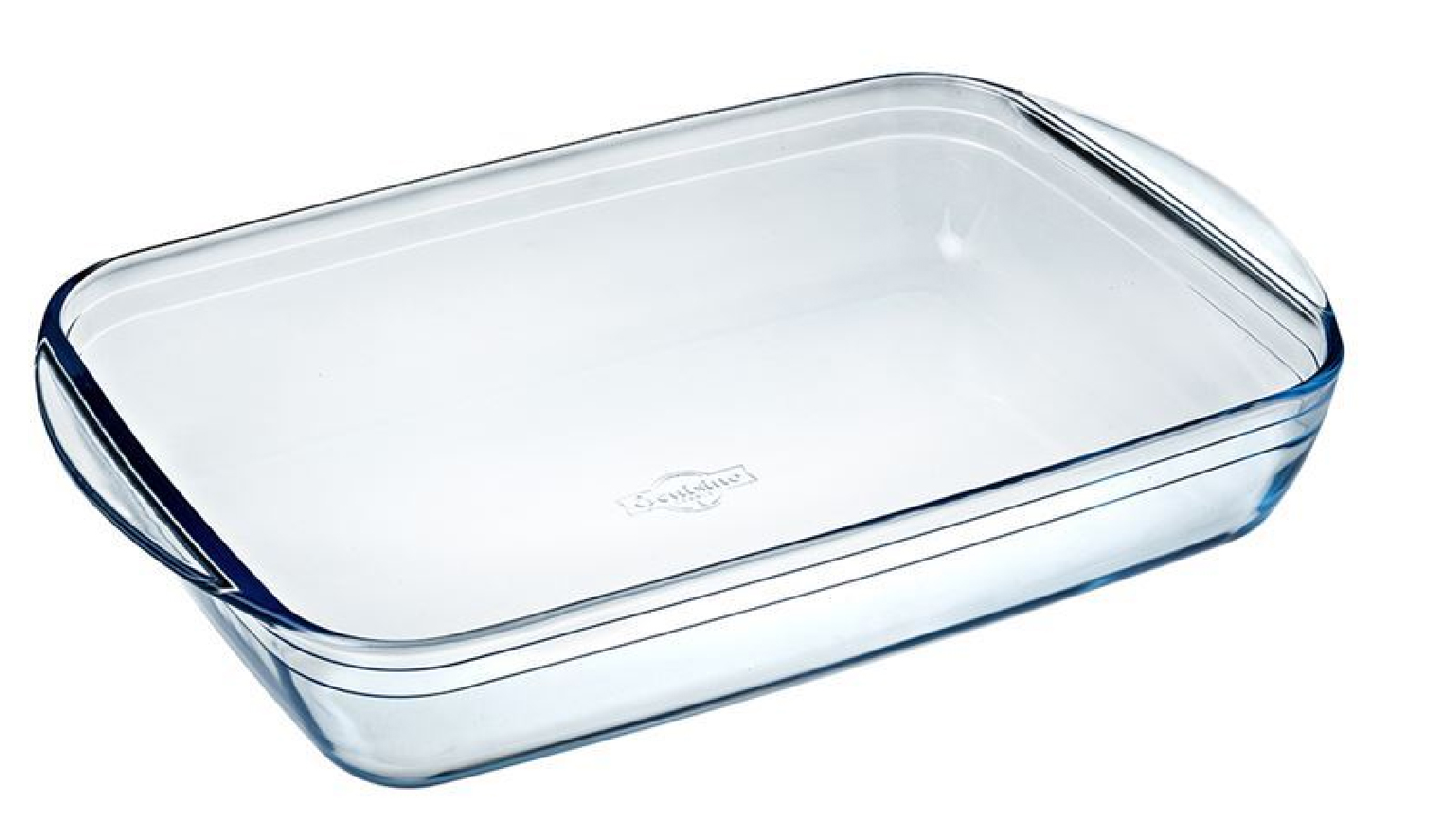 OCuisine 40 x 27 cm Rectangular Roaster Borosilicate Glass Made in France - 4.5L