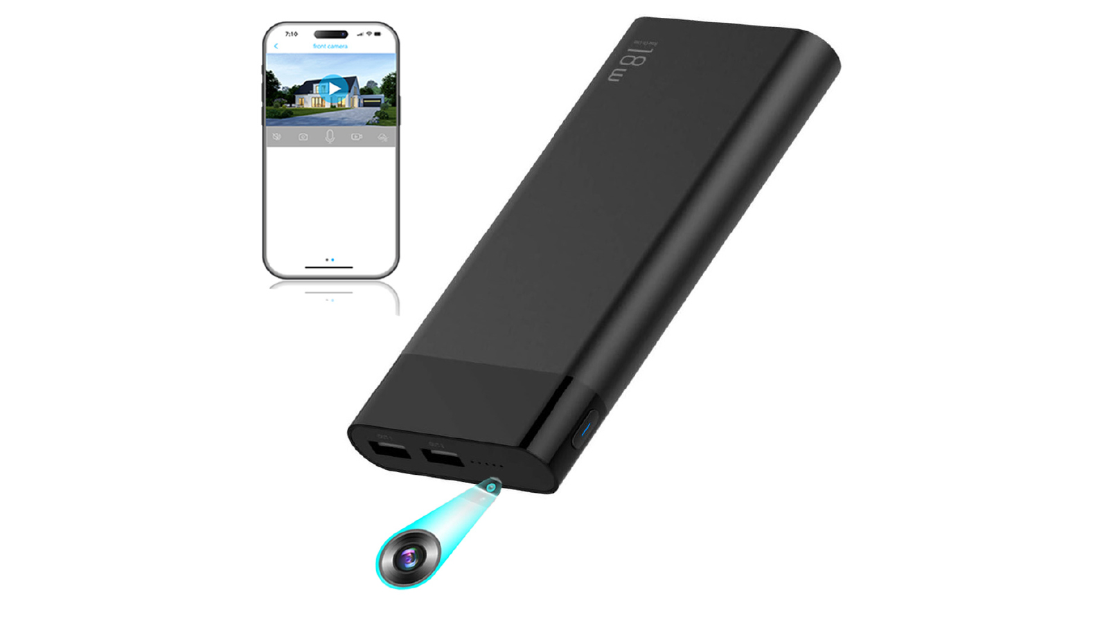 Vimel Power Bank WIFI Small Hidden Camera