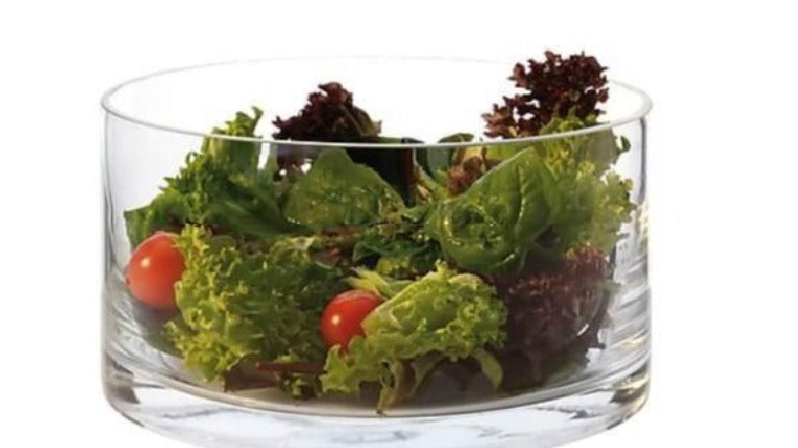 Maxwell and Williams Diamante Handmade Glass Cylindrical Salad Bow - 22cm
